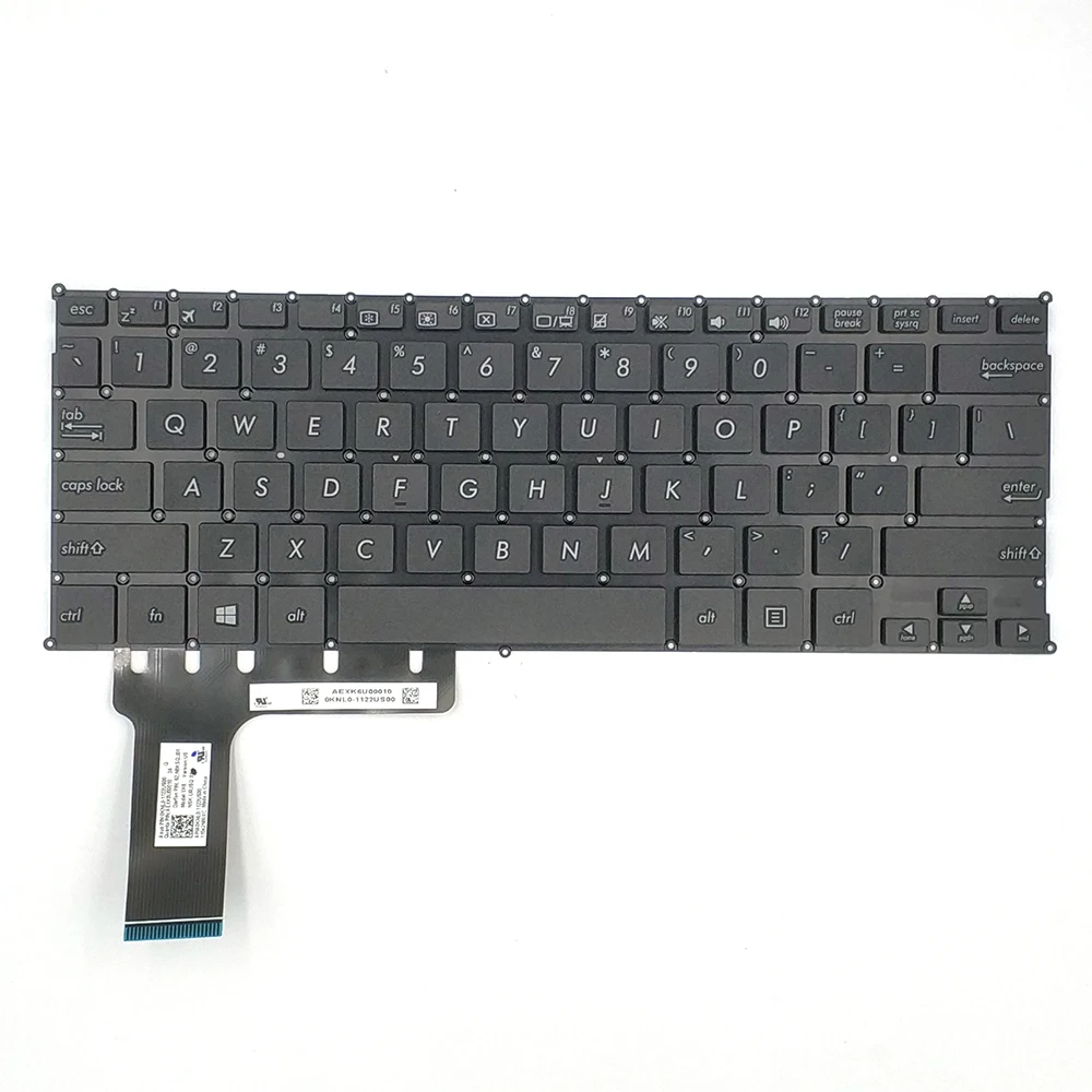 USB 3.0 Black Keyboard for ASUS E202/E201S/E201SA/X205TA/X205T New Laptop Keyboard with 0KNL0-1122US00 AEXK6U00010 Model Number