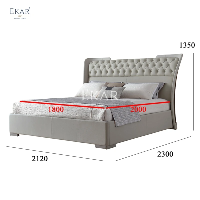 product new design modern bedroom luxury comfortable soft bed bedroom furniture-63