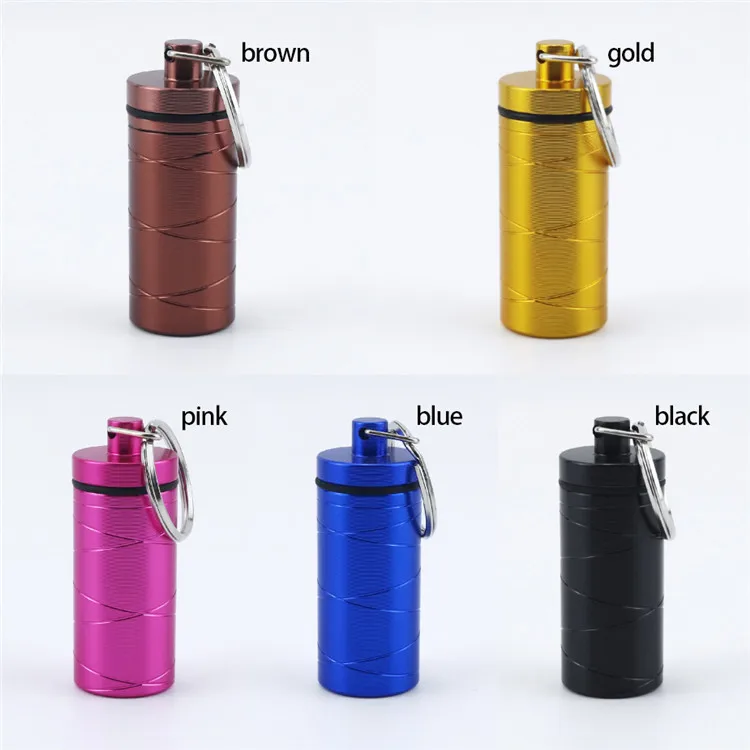 Millstone Herb Storage Jar Smell Proof Tin Air Tight Container Box Metal Green E - Foto 4