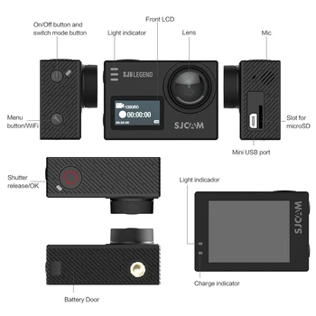 SJCAM SJ6 Legend Action Sports Camera 4K Wifi Waterproof Dual-screen Touch HD Camera Gyroscope Stabilization Sports DV product image