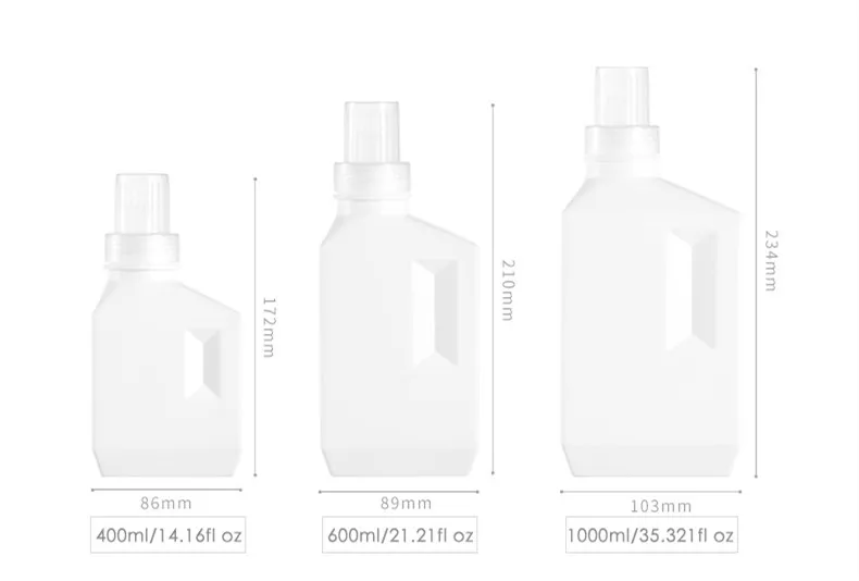 Factory Direct Selling Hot Selling Plastic Detergent Bottle Cleaner