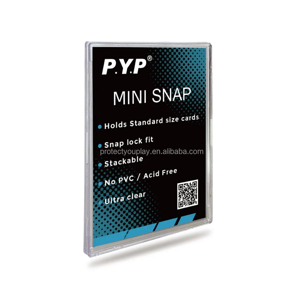 Mini Card Slab Snap Holder - Perfect for Pokemon & MTG