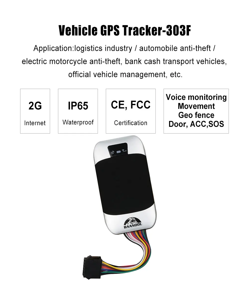 Coban 303 GPS Mini Tracker Anti Jammer Real Time PC APP Online Tracking System Monitor for Automobile Accurate Position Locator