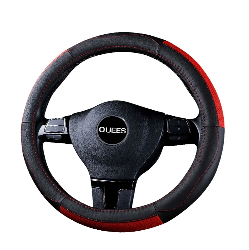 buy leather steering wheel cover