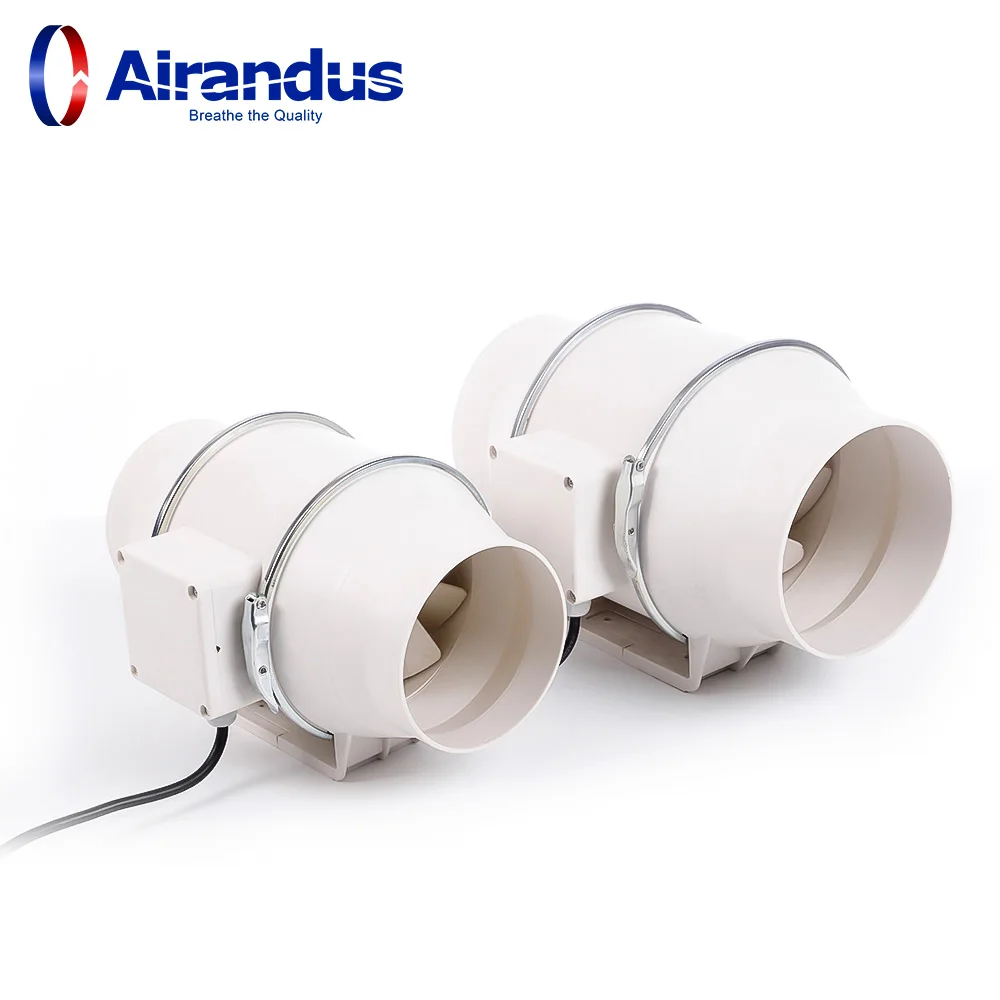 Inline Duct Fan, HVAC, metal, HF - detail 2