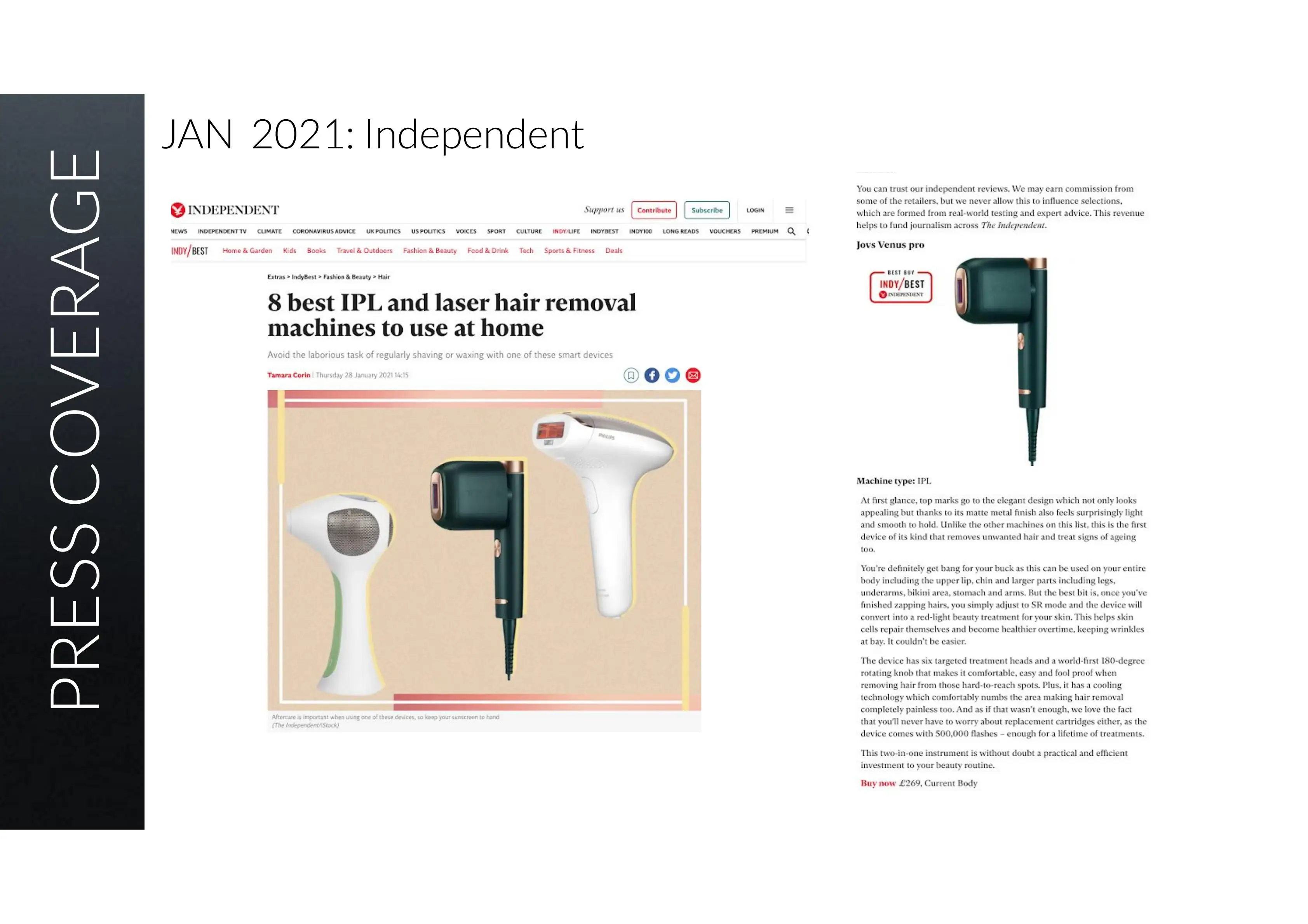 Jovs X Graphene Hair Removal Device With Skin Rejuvenation Function Laser Ipl Hair Removal