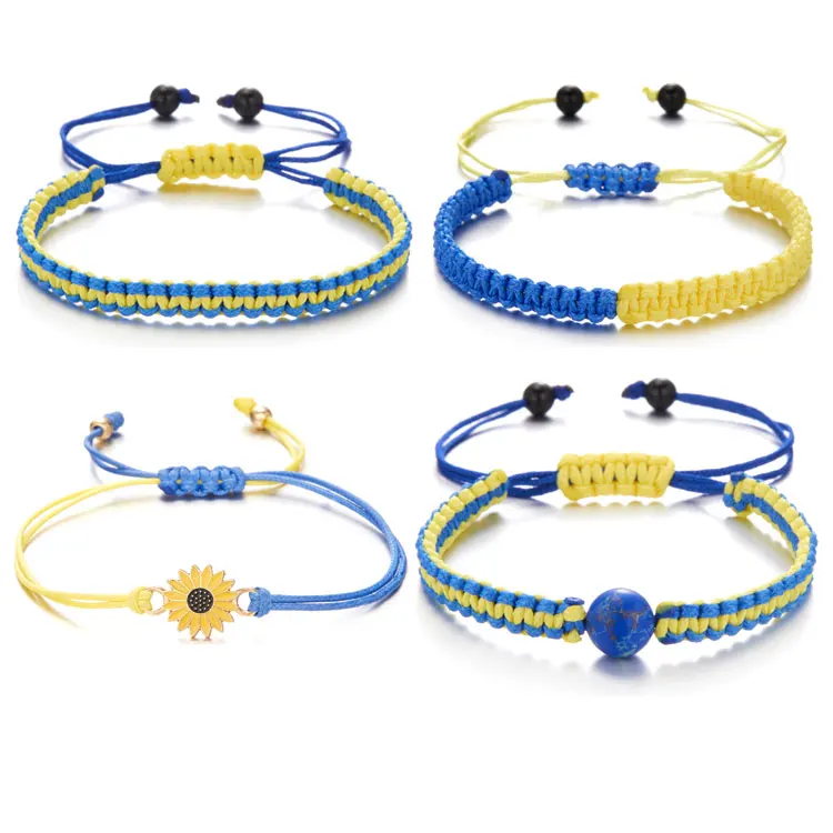 2pcs Handmade Adjustable Colorful Friendship Braided Bracelets String  Bracelets q  Fruugo IN