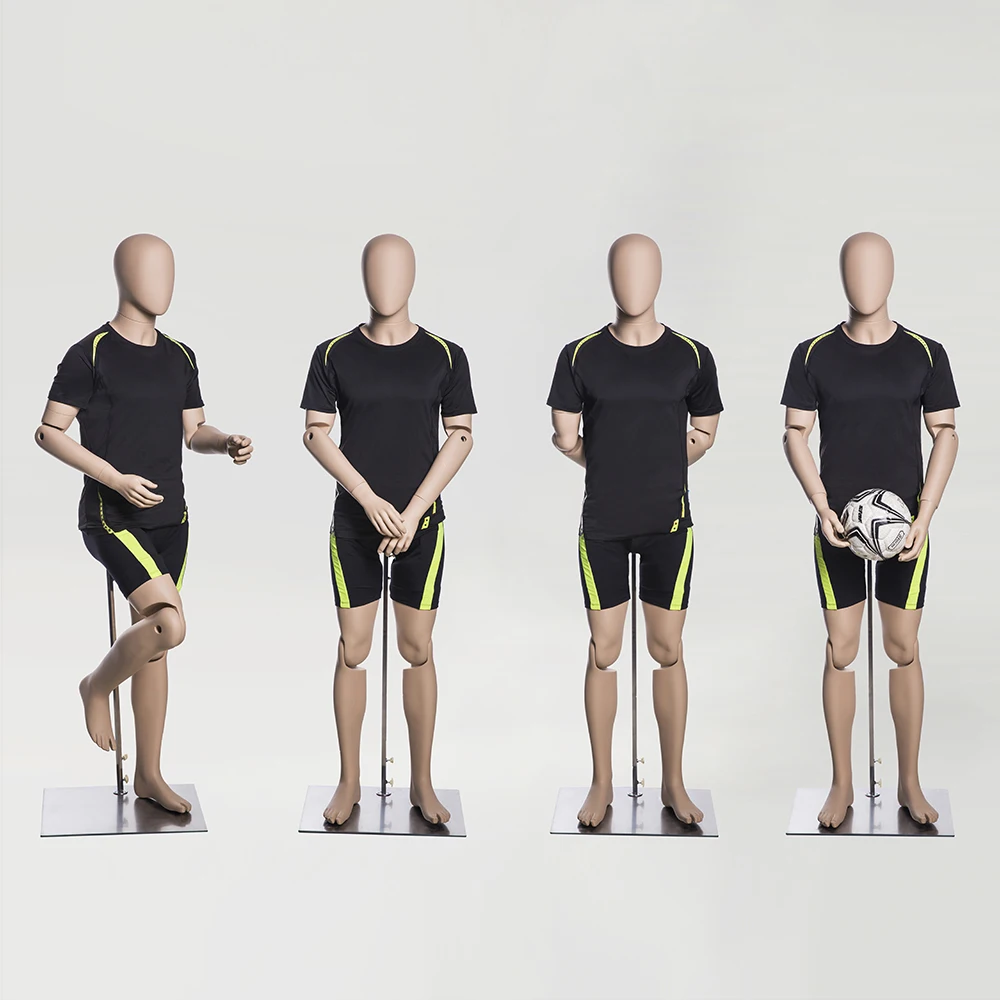 HM02-G Nude Male Flexible Simulation Mannequin Full Body Posing Freely Movable Joints Articulated Mannequin