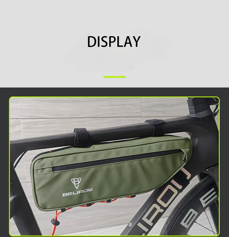 Bicycle Frame Bag Waterproof Large Capacity For Road Mountain Bikes_voghion.com