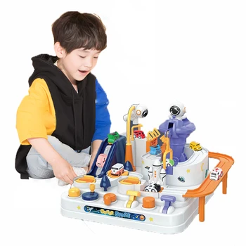 Interactive Racing Train Model Plastic Brain Mechanic Space