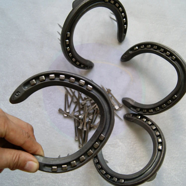 Chinese  equestrian factory manufactures personalized steel concave horseshoe sizes