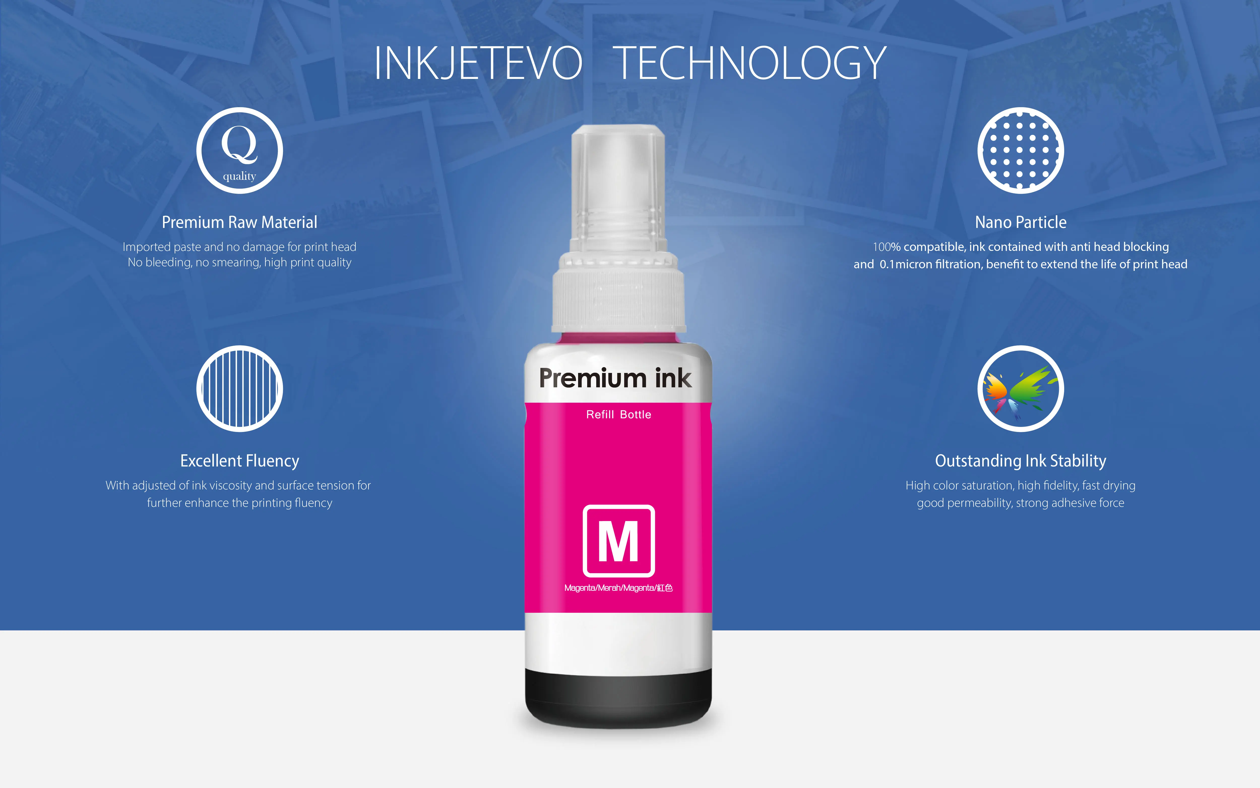 Digital Printing Direct Color System Printer Inkjet Pigment Ink For Ep