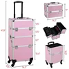 2 in 1 makeup trolley case