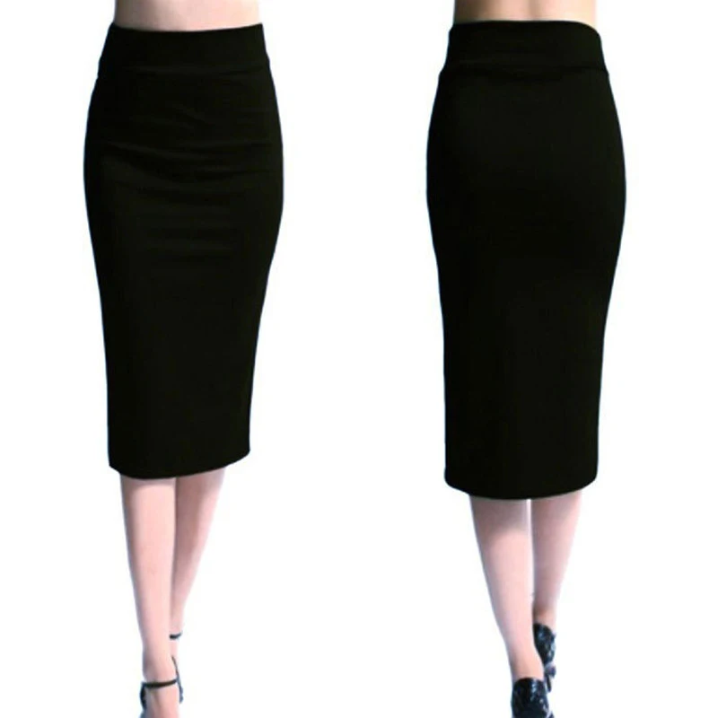 Women Skirt Mini Bodycon Skirt Office Women Slim Knee Length High Waist Stretch Jupe Femme Sexy Pencil Skirts Alibaba