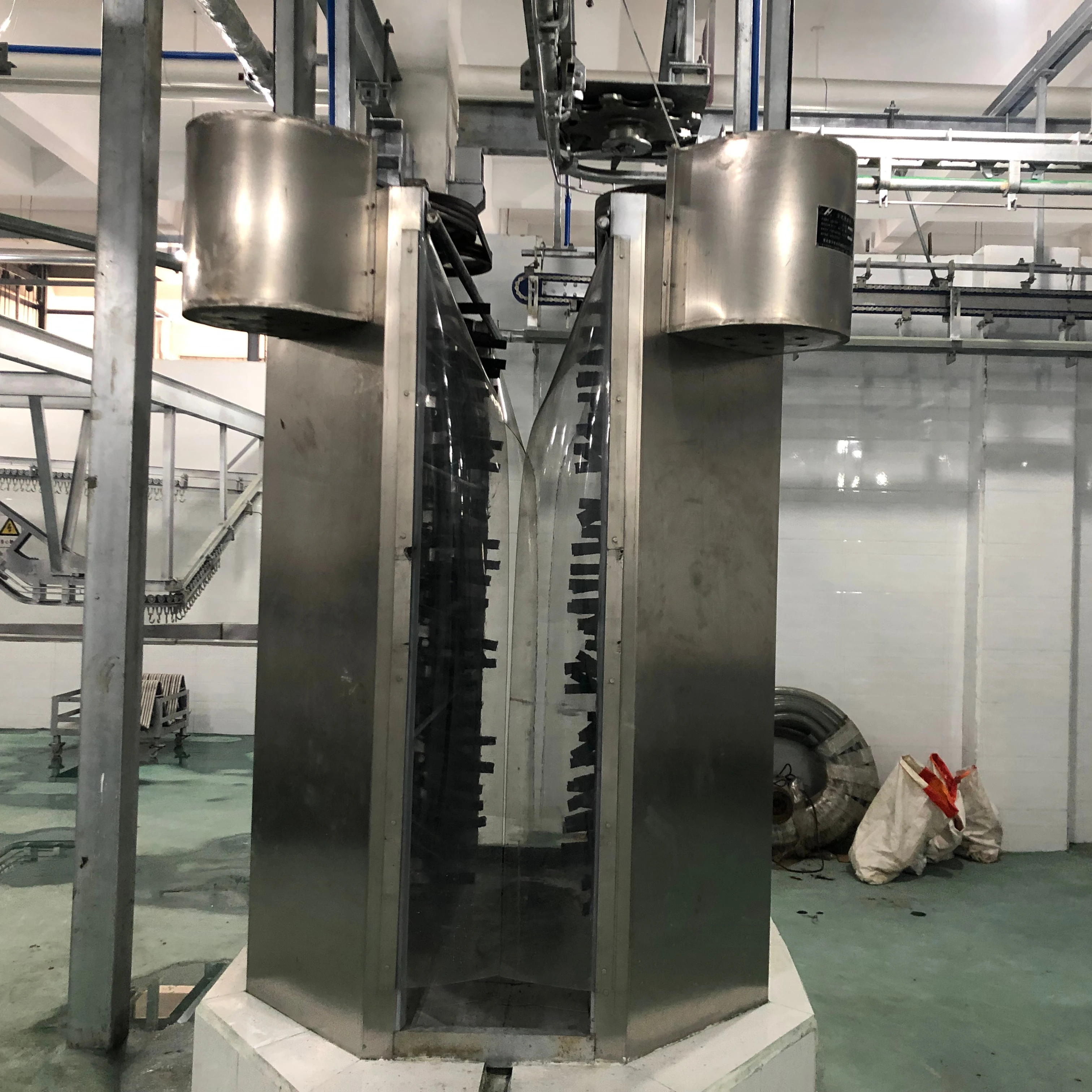Fully automatic pig slaughtering production line equipment, equipped with complete blanching and carcass handling systems
