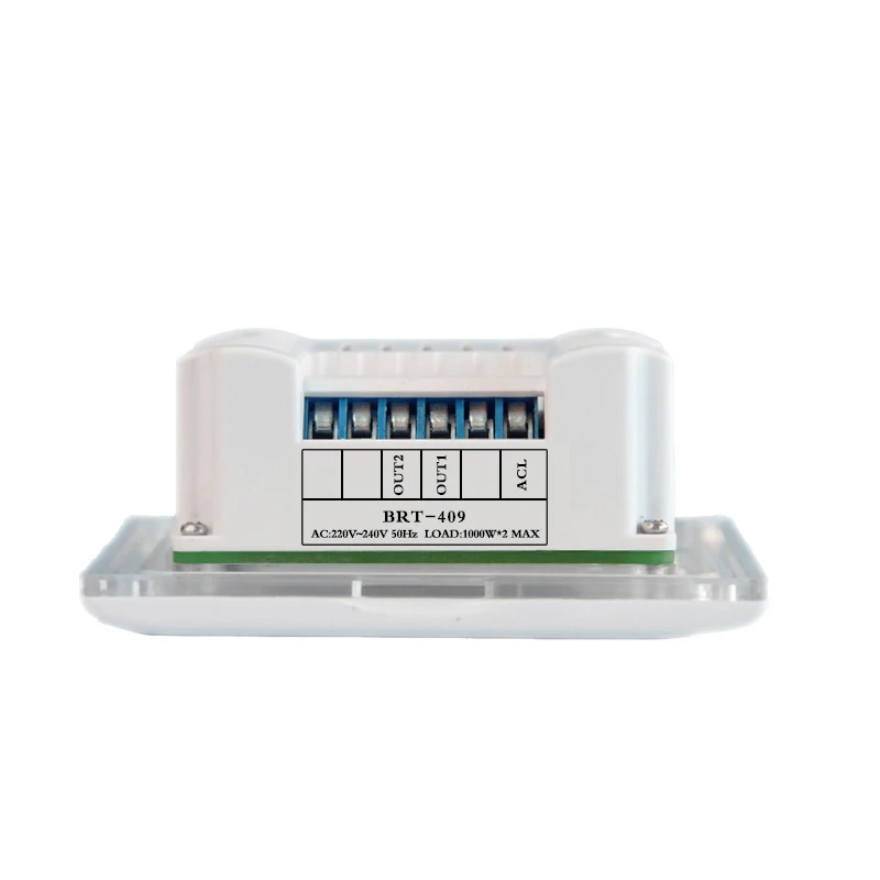 2 Gang Automatic 220V Timer Wall Switch for Light Control