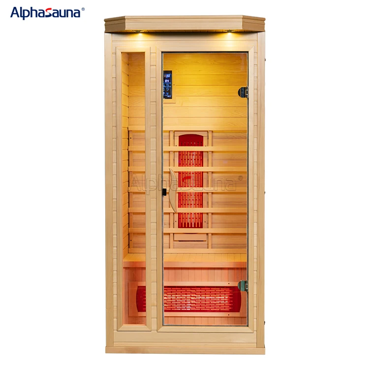 Indoor Sauna Room For Infared Sauna 1-2 Person With Red Light Capsule 