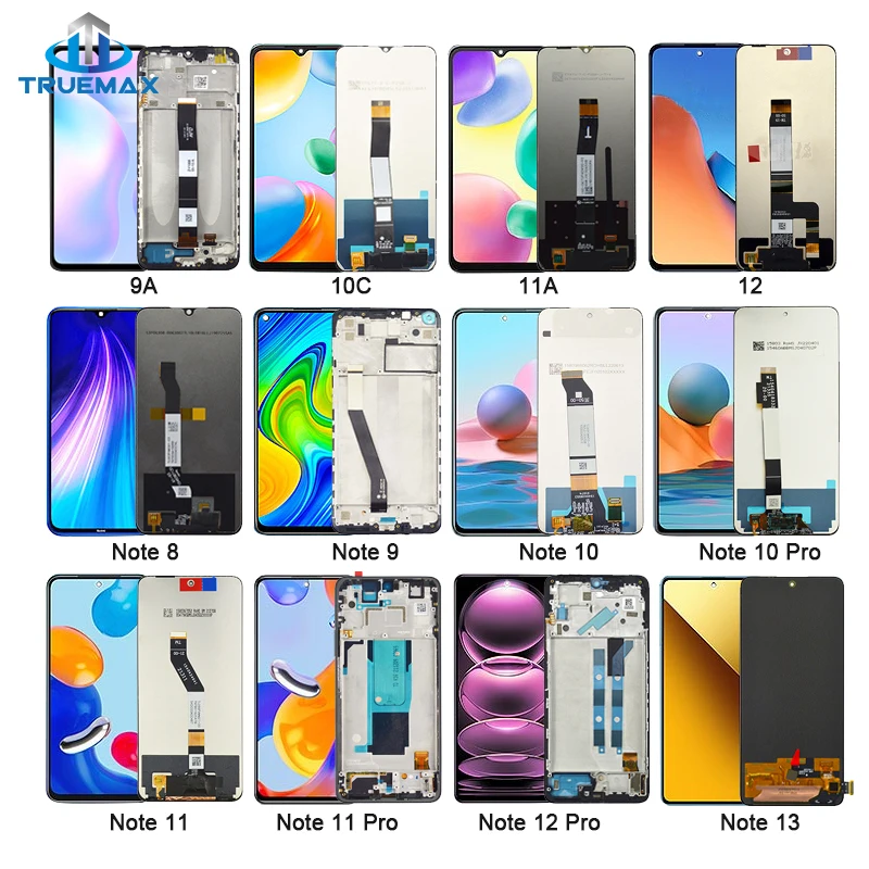 Tela Do Lcd Screen Display for xiaomi Redimi Note Not 6 8 9 10 Pro 11 12 13 4g 12pro Note12 Note7 Super Amoled Ekran Afficheur
