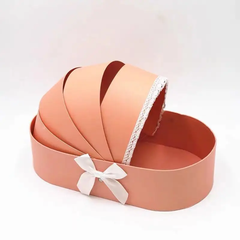 
 Новый дизайн, коробка для цветов, детская коробка в форме люльки для детского дня рождения  