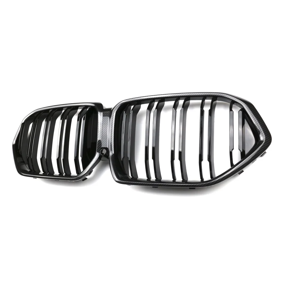 double bar gloss black tri color carbon fiber-8