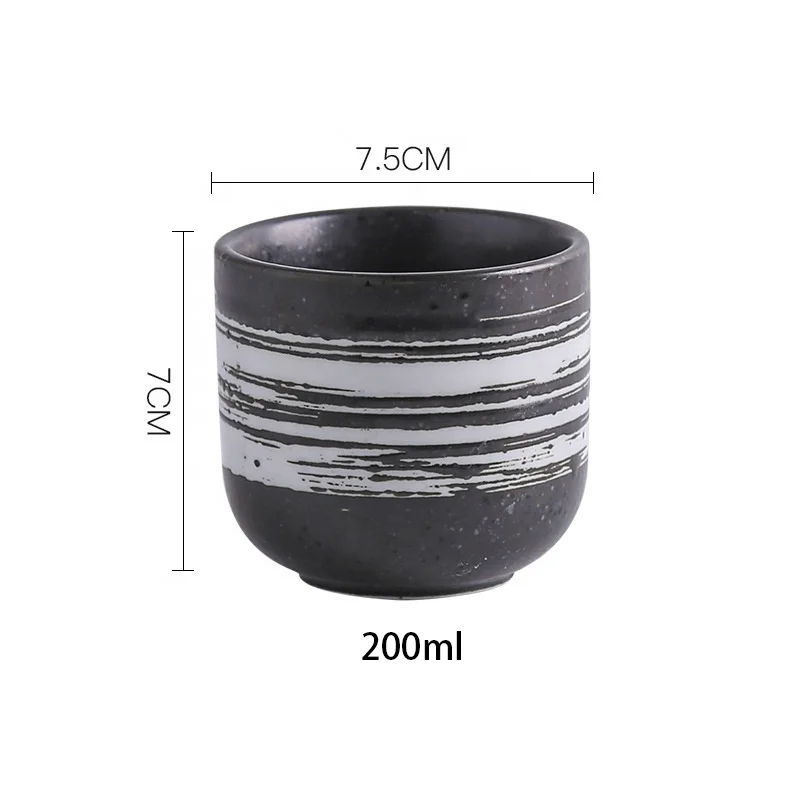 Yunomi Mino Yaki Article Japonais Pottery Vert Thé Cup Oribe Tsubame