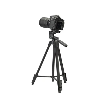 Factory Custom 1.4m Camera Stand Portable Cell Phone Dslr Camera Aluminum Tripod detail image