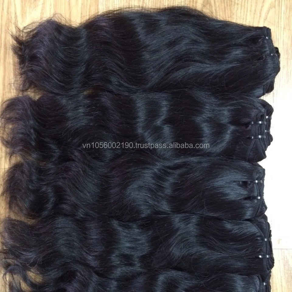 Notting Hot Wholesale 100 Vietnamese Human Virgin Natural Wavy Hair Weft Hair Soft No Tangle No Shedding Buy Natural Wavy Hair Vietnamese Hair Weft Hair Product On Alibaba Com