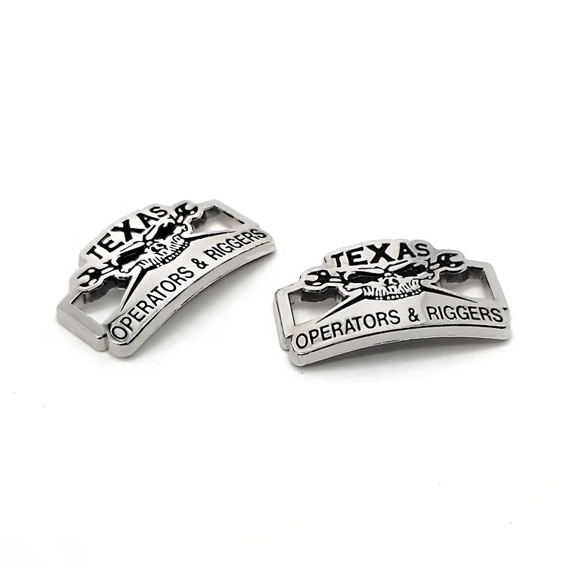 America TEXAS Boot Lace Keepers Personalized Shoelace Tag Runner Gym Charm Decoration