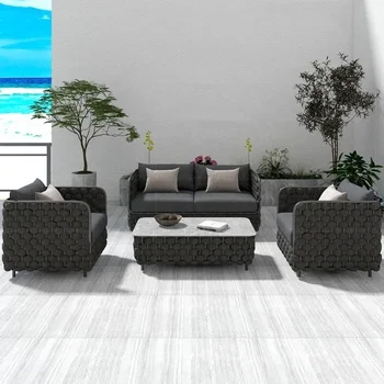 Et Rope Furniture Set Fashionable And Simple Outdoor Designer New Style Furniture/Indoor Set/Outdoor Sofa