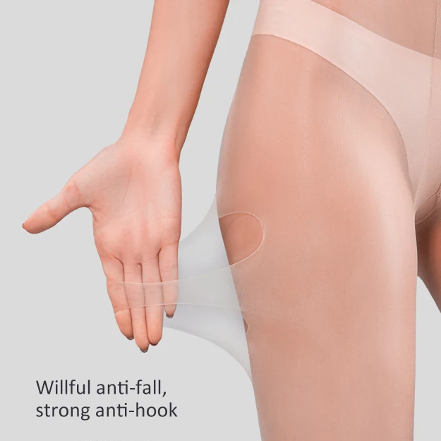 Женские колготки Ladymate ODM/OEM, шелковые колготки с крючком и ананасами, Колготки с высокой талией, сексуальные колготки