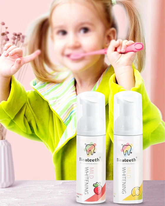 Популярная зубная паста из пены, эффективная зубная паста, портативная зубная паста с Мятным/клубничным/лимонным ароматом, зубная паста из пены для отбеливания зубов, фирменная этикетка