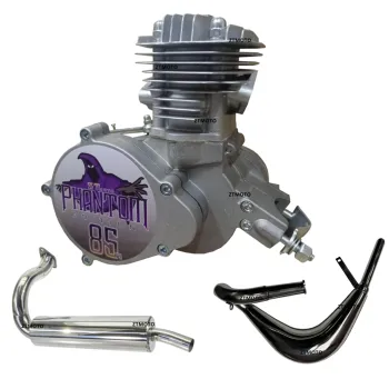 DIY Moped Engine Phantom 85cc 2 Stroke Exhaust Mufflers