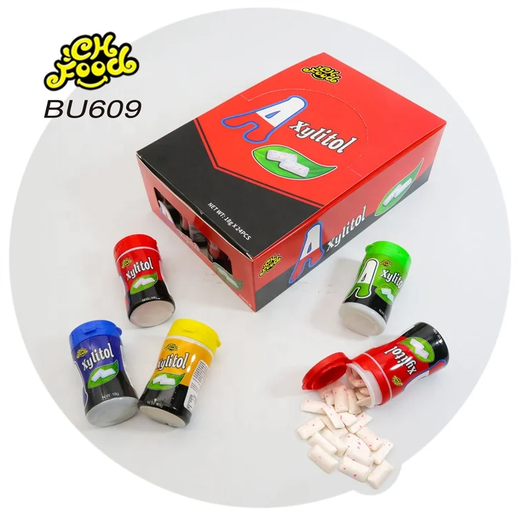 Wholesale and OEM Mix Fruit Flavor Mint Crunchy Chewing Gum Halal Snack Sweets