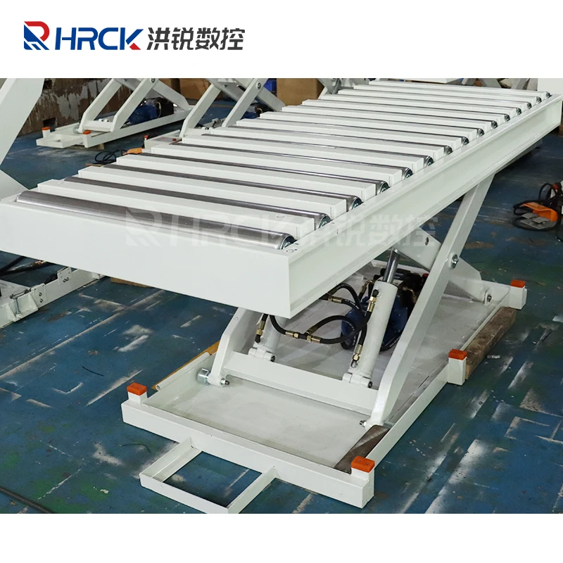 Efficient Industrial Hydraulic Lift Tables Material Handling Machine with Pressure Vessel Motor Bearing Pump