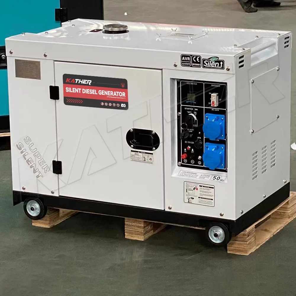 Notstromversorgungsanlage 10 kW Schalldämmend 12 kVA 10 kVA Dieselgenerator Einzel-/Dreiphasen-Generator Diesel 20 kW 15 kW