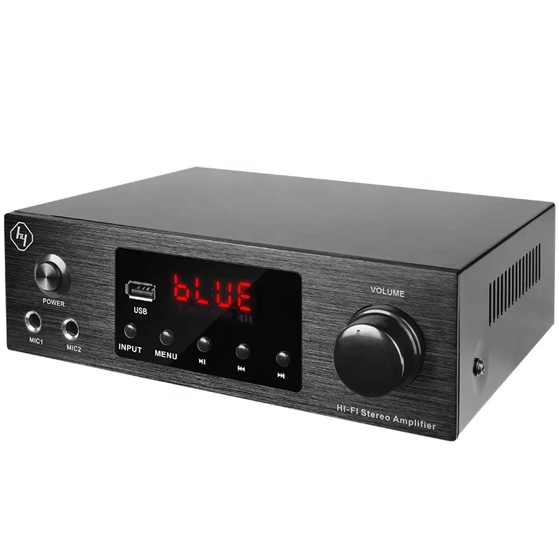 AV-260 Профессиональный Hi-Fi стерео мини 2-канальный приемник и усилитель высокой мощности BT 5 0 Класс D интегрированный аудио набор для дома