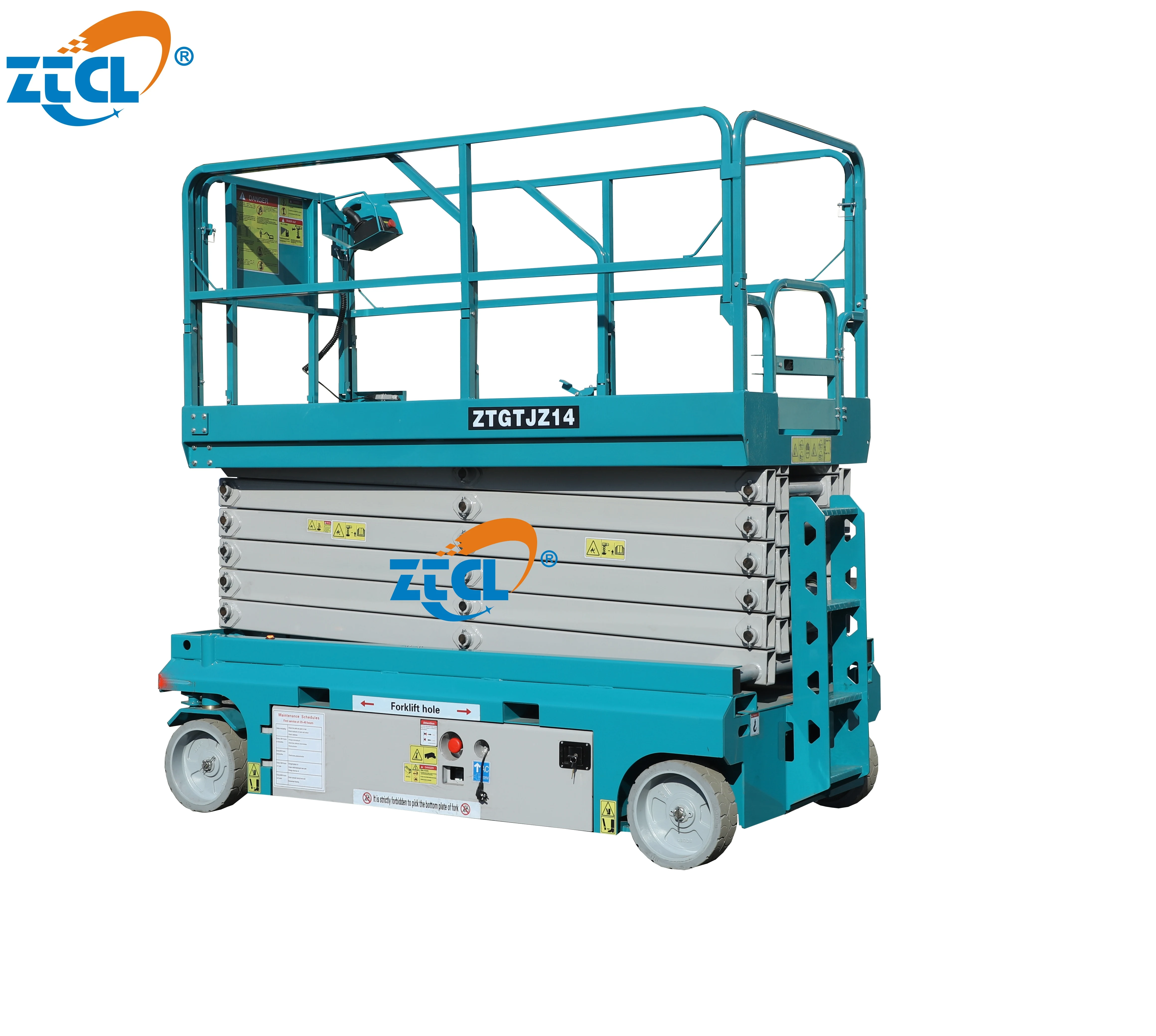 Ztcl Self Propelled Scissor Lift Table Warehouse Used Man Lifting ...