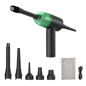 Electric Air Duster Vacuum 2 in 1Air Blower 3-Gear to 70000RPM/7500mAh Cordless Duster Compressed Air Duster