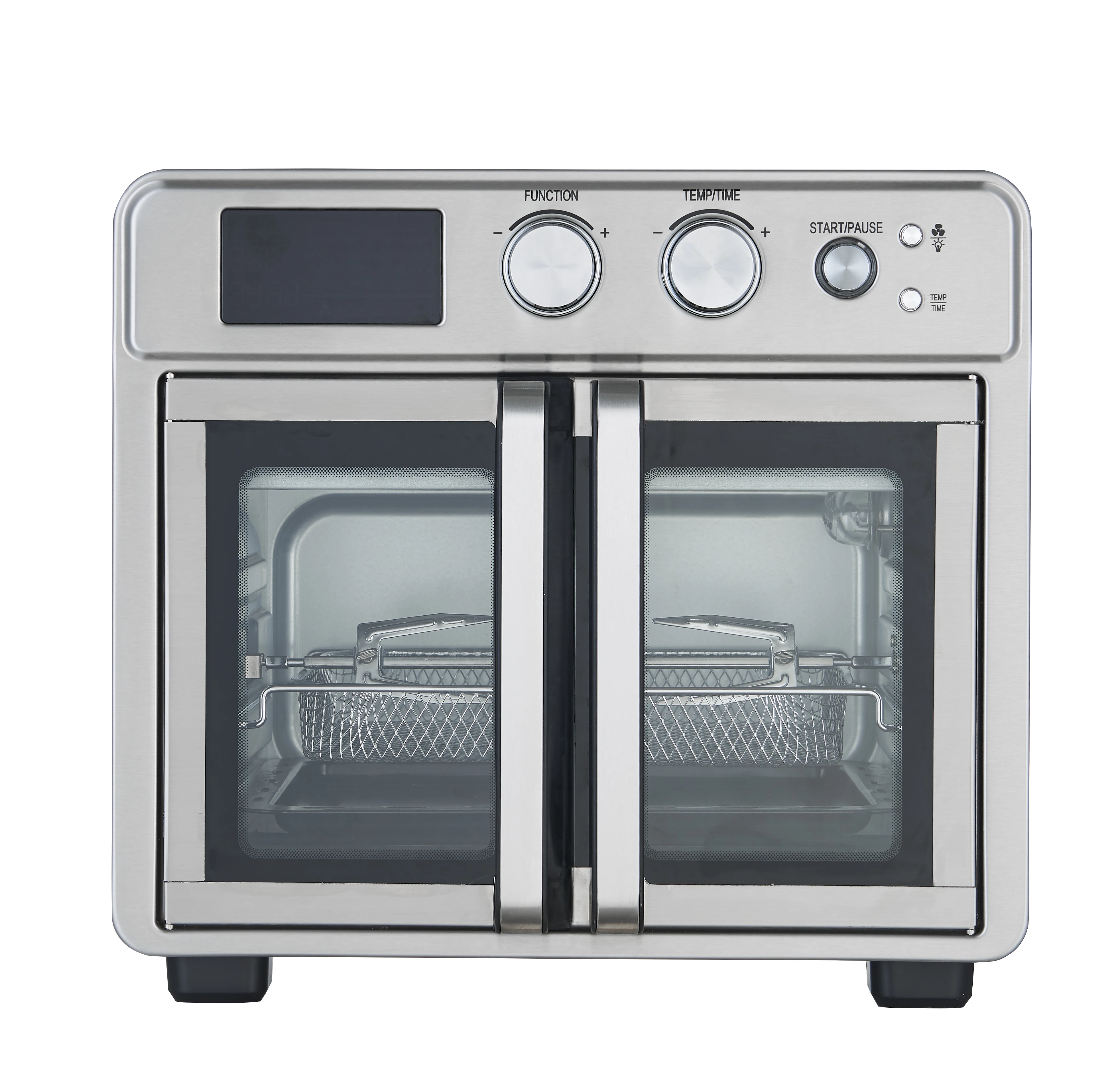 24L Large Capacity Electric Oven Multi Function Double French Door Air Fryer  Oven