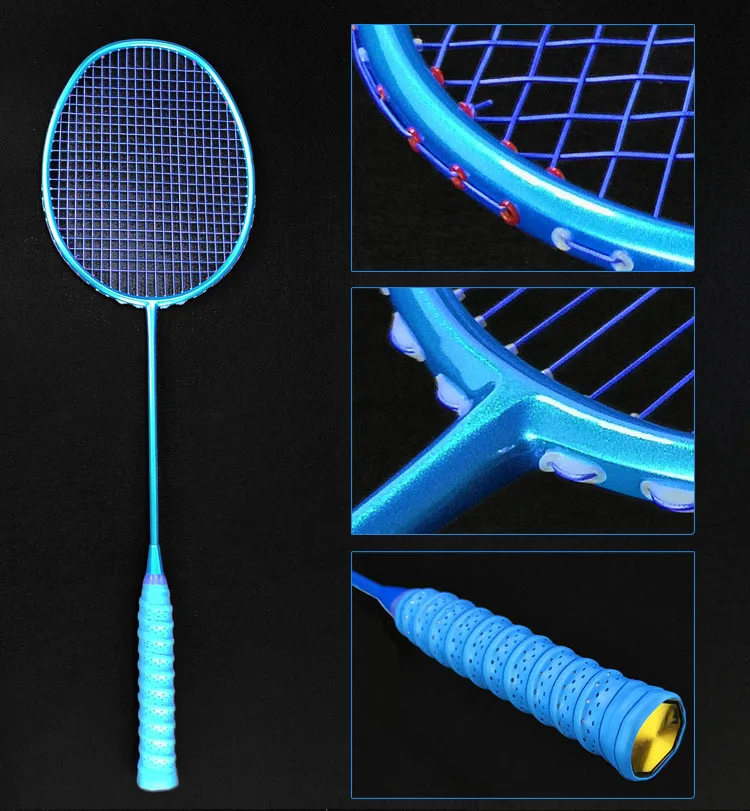 Badminton Racket Full Carbon Fiber Single Racket Men's And Women's