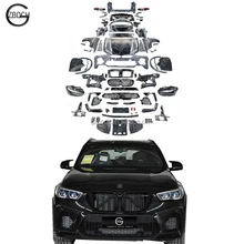 Auto accessories for BMW X5 E70 2008-2013 old to new 2019+ G05 X5M body kit front bumper with grill headlights taillight