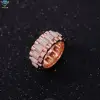 bague moissanite (S925)-rose
