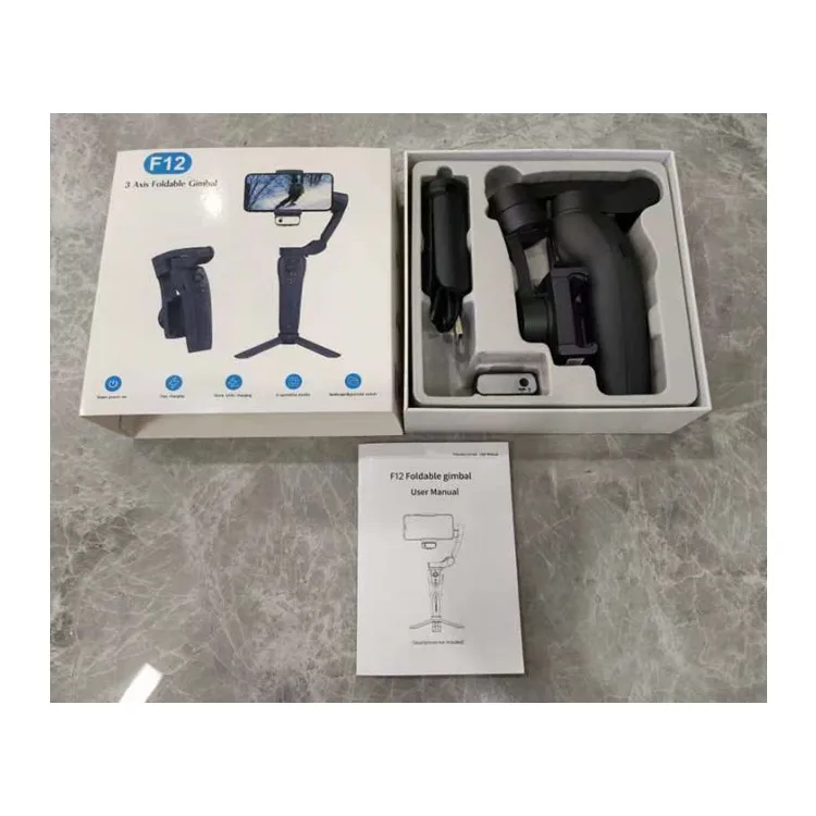 Professional Auto Face Tracking Gimbal F12 Wireless Remote Control Stabilizer Selfie Stick