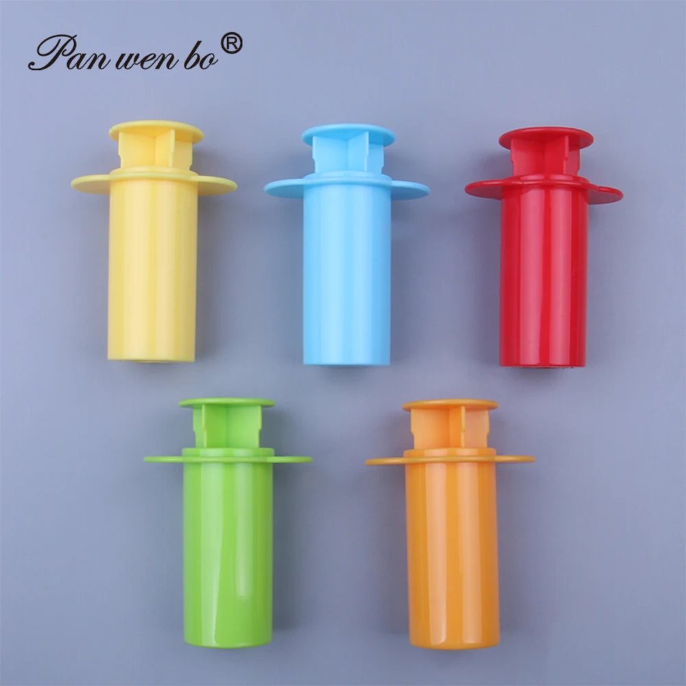 5 PCS DIY Colored Clay Modeling Extruder Syringe Toys Set Kids Play Dough Tools