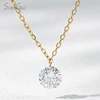10K Yellow Gold + Round