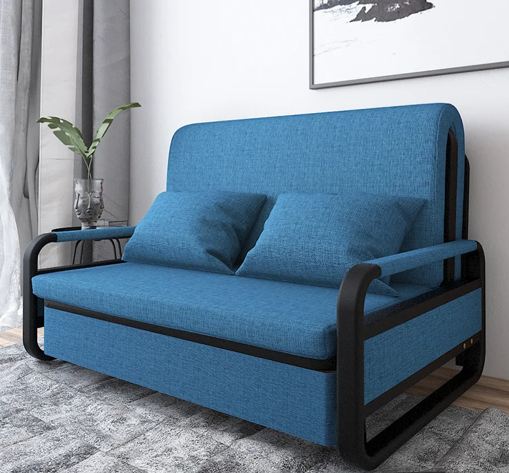 Multifunctional Convertible Sofa Small Couch Sleepers Living Room Family Designs Wood Dropshipping Furniture Cam Fabrics Bed