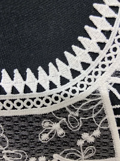 Collare In Pizzo Ricamato Nero: L'accessorio Fai-da-te Che Riveste I Tuoi Abiti Di Eleganza - 3