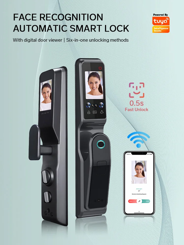 Tediton Newest Digital 3d Face Id Fingerprint Palm Face Recognition