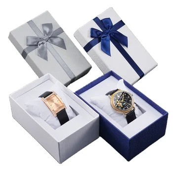 Fathers Day Rectangular Smart Watch Gift Box Electronic Watch Packaging Box Paper Thickened Exquisite Jewelry Box Storage