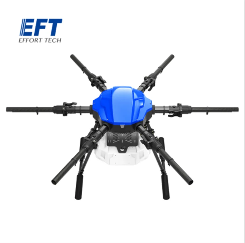 Дрон Eft E610p для сельскохозяйственной дезинфекции сельскохозяйственный опрыскиватель большой емкости и эффективный